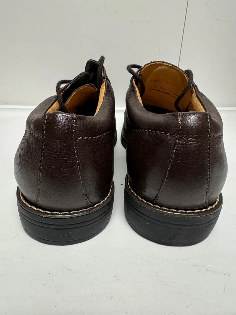 Sandro Moscoloni Dark Brown Leather Derby Shoes